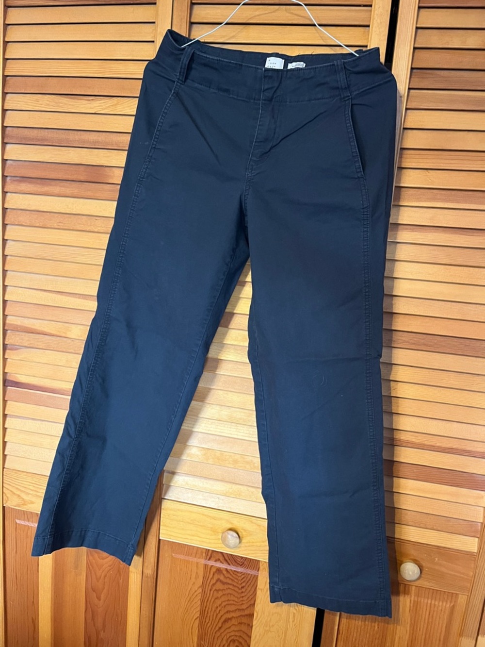 a new day Black Straight-Leg Chinos